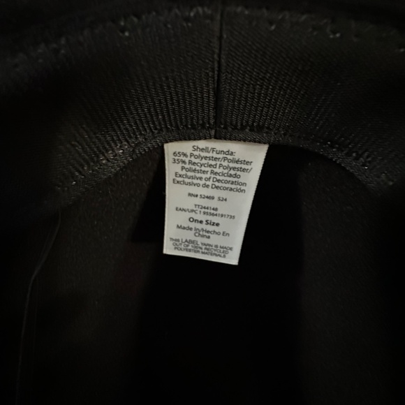 Time and Tru Black Felt Hat – NWT, Adjustable - Picture 5 of 6